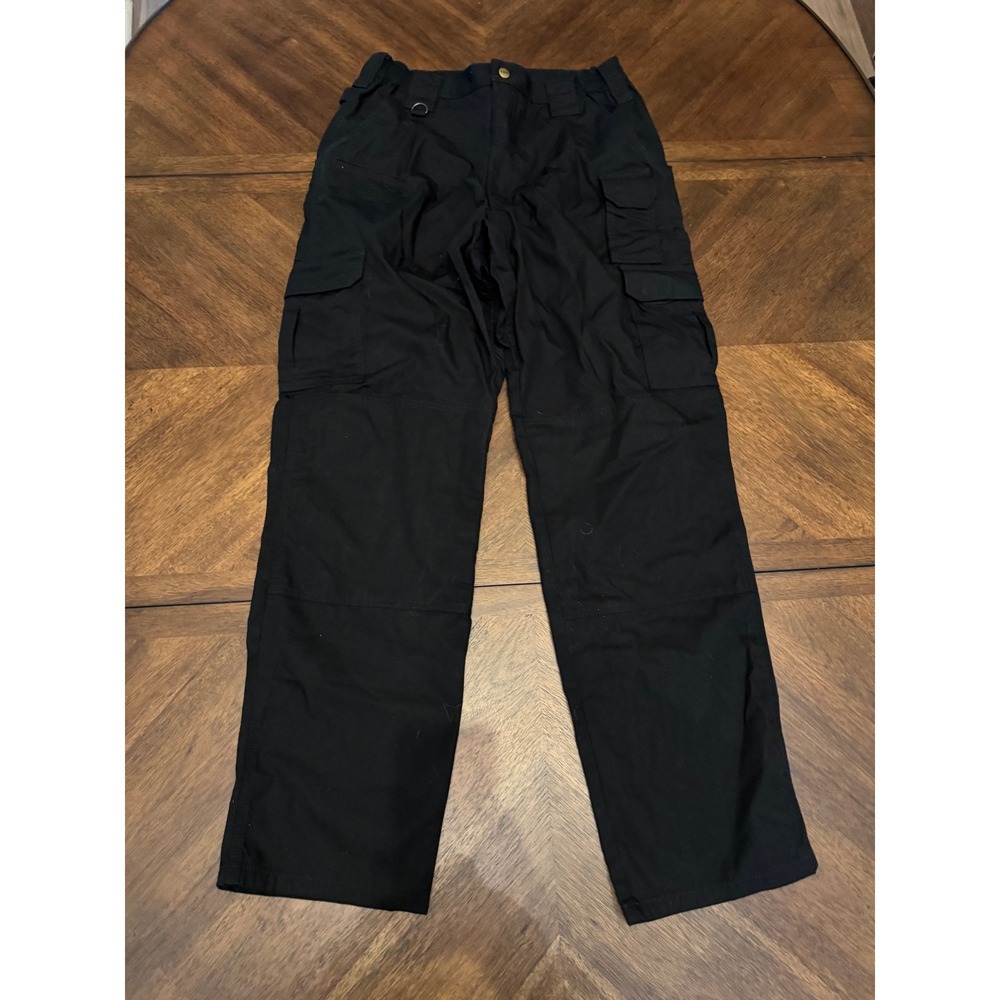 5.11 Tactical Mens Black Ripstop Cargo Pants 34x34 Tactical Work Trousers